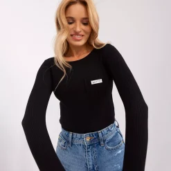 JEANS Pitkähihaiset Paidat>Relevance Navelyn ribbipaita musta