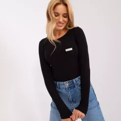 JEANS Pitkähihaiset Paidat></noscript>Relevance Navelyn ribbipaita musta