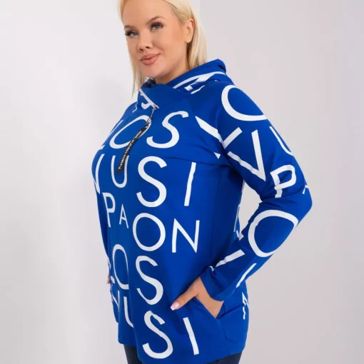 JEANS Hupparit | Plus!>Relevance Nette huppari kuvioitu sininen