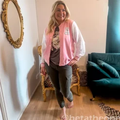 JEANS Takit></noscript>Relevance Rewia collegebomber pinkki
