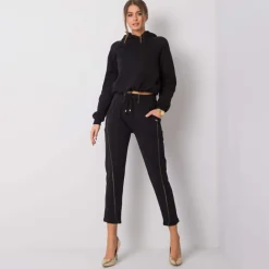 JEANS Housut></noscript>Relevance Riviera housut musta