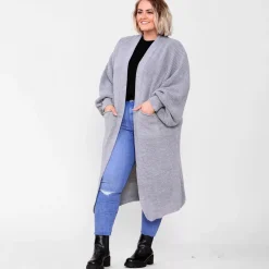 JEANS Neuleet | Plus!>Remel London neuletakki vaaleanharmaa