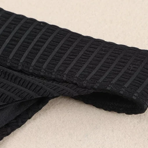 JEANS Uima-asut>Ribattu bikinisetti musta
