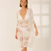 JEANS Takit | Alusvaatteet>Rosa Kendar pitsikaftaani cream