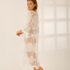 JEANS Takit | Alusvaatteet></noscript>Rosa Kendar pitsikaftaani cream
