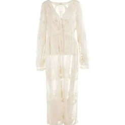 JEANS Takit | Alusvaatteet></noscript>Rosa Raya pitsikaftaani cream