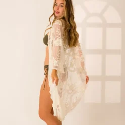 JEANS Takit | Alusvaatteet></noscript>Rosa Raya pitsikaftaani cream