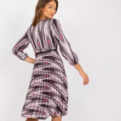 JEANS Midimekot></noscript>Rosa Rossa Carine mekko musta-pinkki