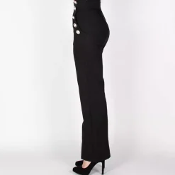 JEANS Housut></noscript>Rosa Rossa Giana housut koristenapeilla musta
