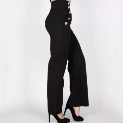 JEANS Housut></noscript>Rosa Rossa Giana housut koristenapeilla musta