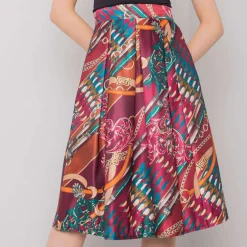 JEANS Hameet></noscript>Rosa Rossa Maringa kuvioitu hame burgundi
