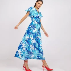 JEANS Maksimekot></noscript>Rosa Rossa Seville kuvioitu maksimekko sininen