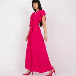 JEANS Maksimekot>Rosa Rossa Trixie maksimekko vyöllä fuksia