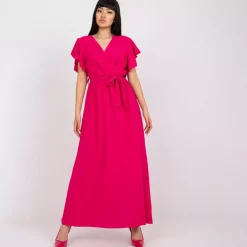 JEANS Maksimekot>Rosa Rossa Trixie maksimekko vyöllä fuksia