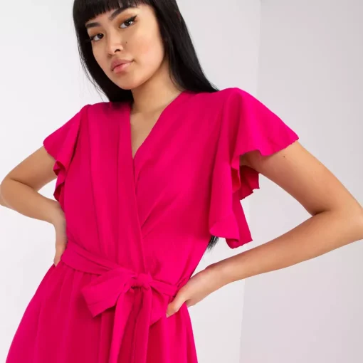 JEANS Maksimekot>Rosa Rossa Trixie maksimekko vyöllä fuksia
