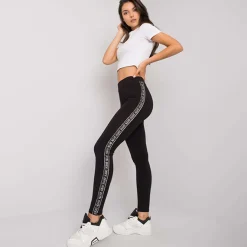 JEANS Leggingsit>Rue Paris Akemi leggingsit hopea/musta