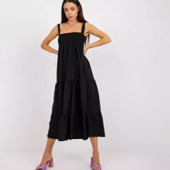 JEANS Midimekot></noscript>Rue Paris Amore midimekko musta
