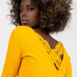 JEANS Minimekot></noscript>Rue Paris Batumi ribbimekko mustard