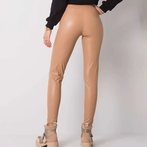 JEANS Leggingsit>Rue Paris Bryan thermo leatherlook leggingsit v.ruskea