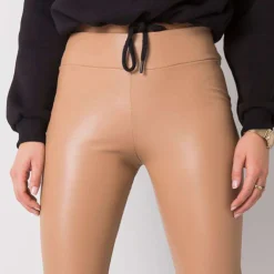 JEANS Leggingsit></noscript>Rue Paris Bryan thermo leatherlook leggingsit v.ruskea