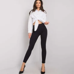 JEANS Leggingsit></noscript>Rue Paris Caroline leggingsit musta/hopea