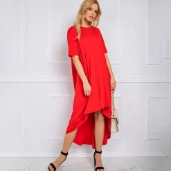 JEANS Maksimekot>Rue Paris Casandra mekko punainen
