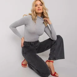JEANS Pitkähihaiset Paidat></noscript>Rue Paris Cassies poolopaita vaaleanharmaa