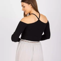 JEANS Pitkähihaiset Paidat></noscript>Rue Paris Caterina ribbipaita musta