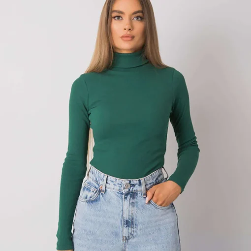 JEANS Pitkähihaiset Paidat>Rue Paris Elisee poolopaita tummanvihreä