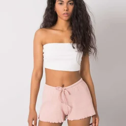 JEANS Shortsit Ja Caprit>Rue Paris Elmira ribbishortsit roosa