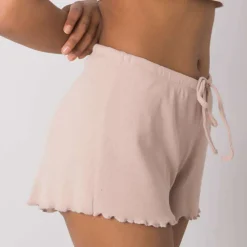 JEANS Shortsit Ja Caprit></noscript>Rue Paris Elmira ribbishortsit beige