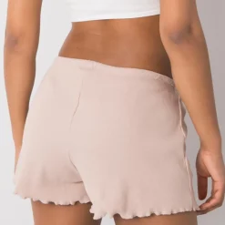 JEANS Shortsit Ja Caprit></noscript>Rue Paris Elmira ribbishortsit beige