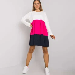 JEANS Minimekot>Rue Paris Emine mekko fuksiaraidallinen