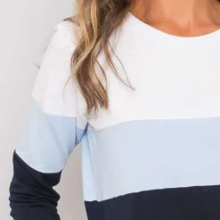 JEANS Pitkähihaiset Paidat | Minimekot>Rue Paris Feliciana trikoomekko navy/raidallinen