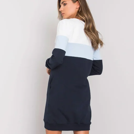 JEANS Pitkähihaiset Paidat | Minimekot>Rue Paris Feliciana trikoomekko navy/raidallinen