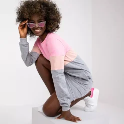 JEANS Pitkähihaiset Paidat | Minimekot></noscript>Rue Paris Feliciana trikoomekko v.harmaa/pinkki
