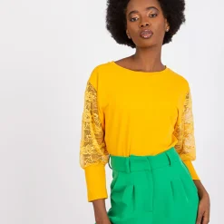 JEANS Pitkähihaiset Paidat></noscript>Rue Paris Havana paita mustard