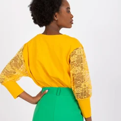 JEANS Pitkähihaiset Paidat></noscript>Rue Paris Havana paita mustard