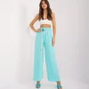 JEANS Housut>Rue Paris Herta housut vyöllä aqua