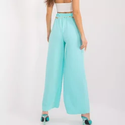 JEANS Housut>Rue Paris Herta housut vyöllä aqua