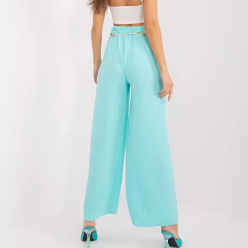 JEANS Housut>Rue Paris Herta housut vyöllä aqua
