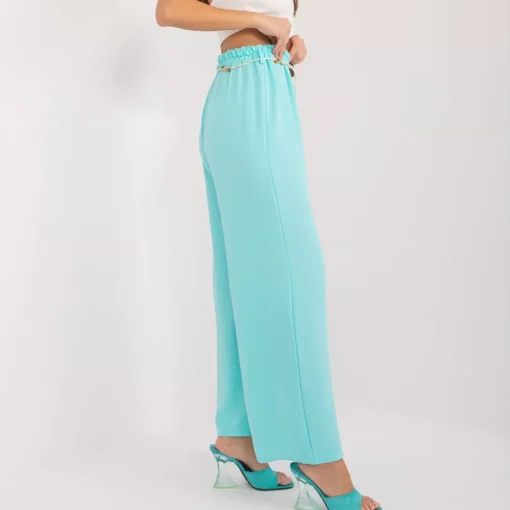 JEANS Housut>Rue Paris Herta housut vyöllä aqua
