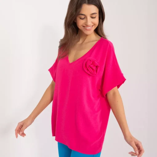 JEANS Lyhythihaiset Paidat Ja Topit>Rue Paris Iris paita fuksia