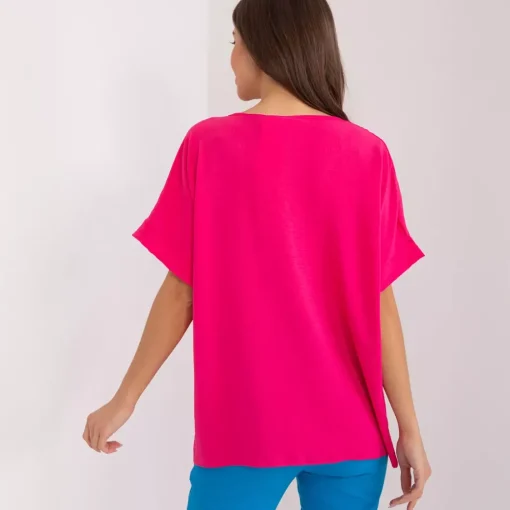JEANS Lyhythihaiset Paidat Ja Topit>Rue Paris Iris paita fuksia