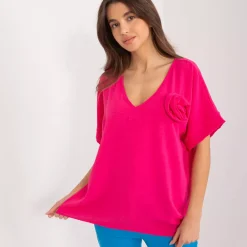 JEANS Lyhythihaiset Paidat Ja Topit></noscript>Rue Paris Iris paita fuksia