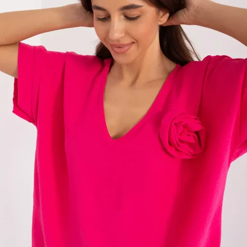JEANS Lyhythihaiset Paidat Ja Topit>Rue Paris Iris paita fuksia