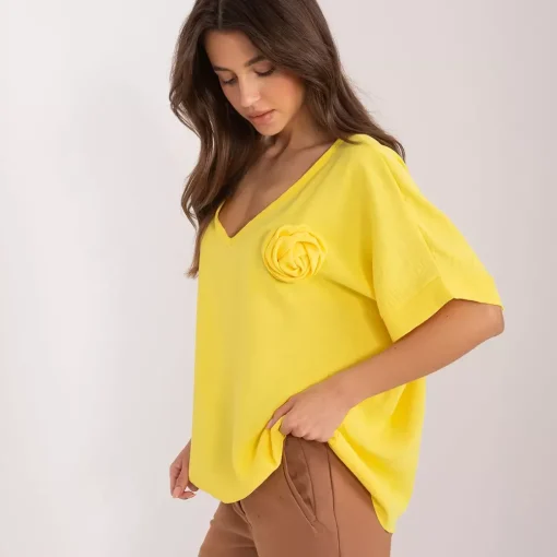JEANS Lyhythihaiset Paidat Ja Topit>Rue Paris Iris paita keltainen