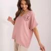 JEANS Lyhythihaiset Paidat Ja Topit>Rue Paris Iris paita roosa