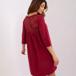 JEANS Minimekot>Rue Paris Jamelia trikoomekko burgundy