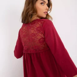 JEANS Minimekot></noscript>Rue Paris Jamelia trikoomekko burgundy